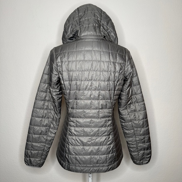Patagonia Nano Puff Gray Hooded Jacket Size XS - Picture 7 of 10